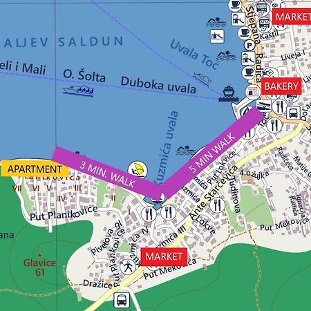 Apartment "On The Beach" Τρογκίρ Εξωτερικό φωτογραφία