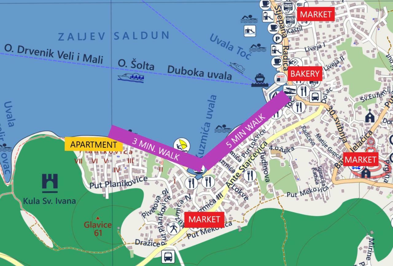 Apartment "On The Beach" Τρογκίρ Εξωτερικό φωτογραφία