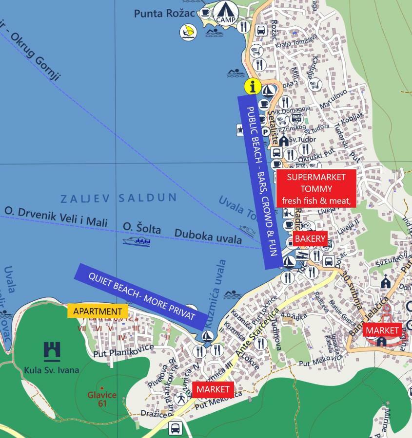 Apartment "On The Beach" Τρογκίρ Εξωτερικό φωτογραφία